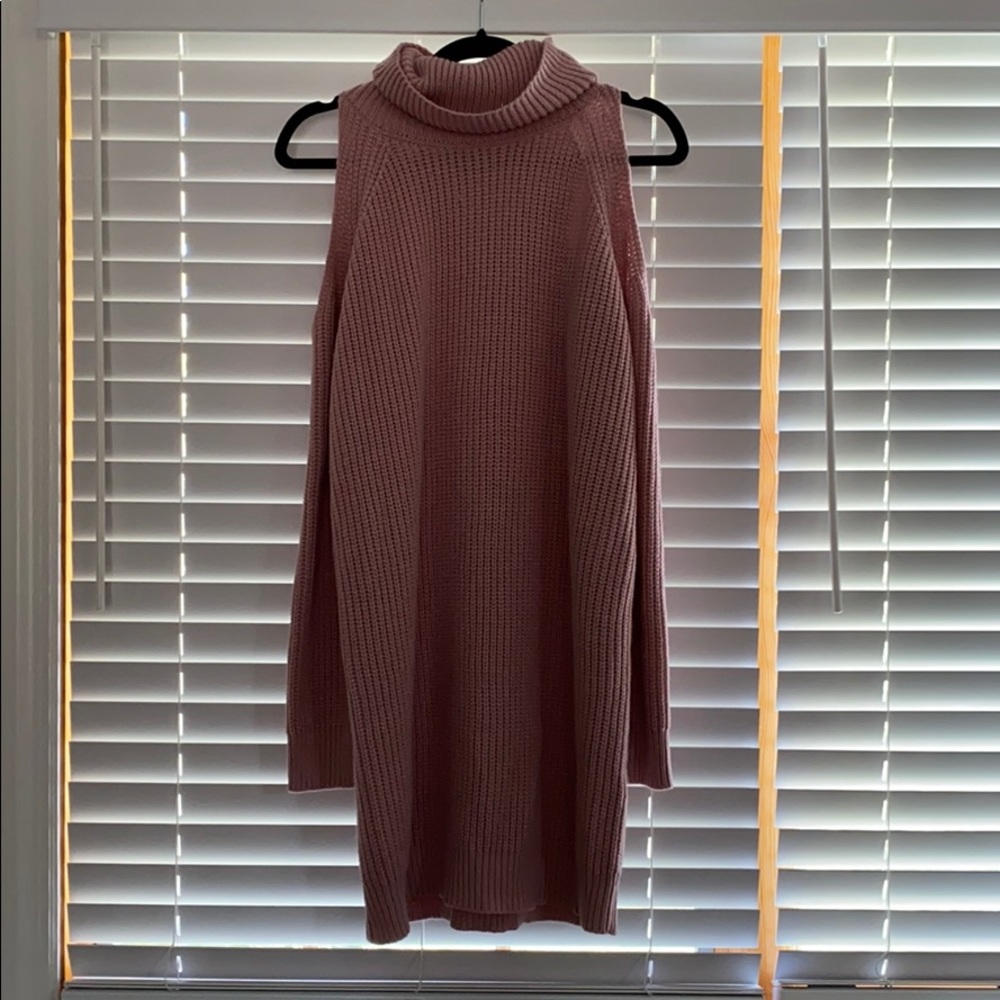 Lulus Pink Sweater Dress